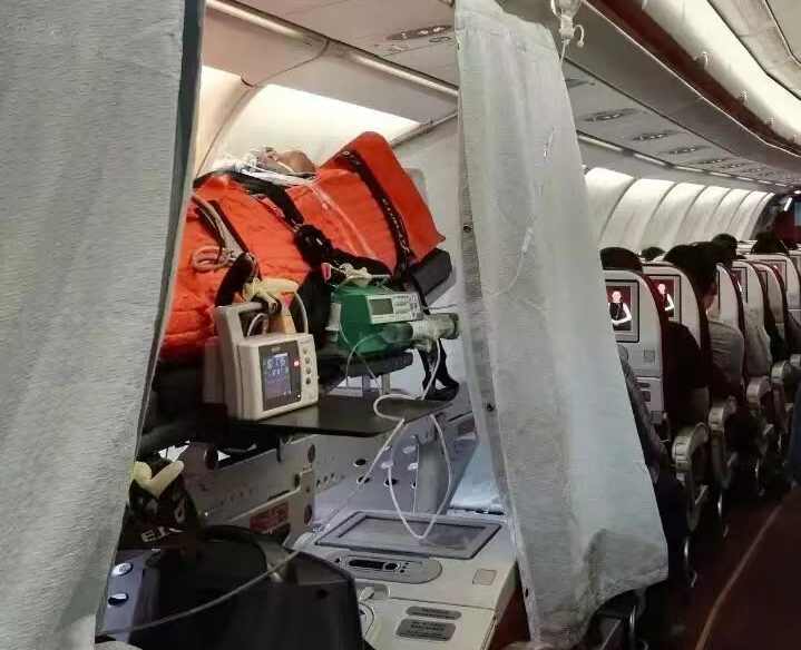 卢氏县跨国医疗包机、航空担架